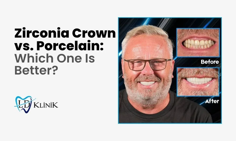 Zirconia crowns vs. porcelain in Antalya